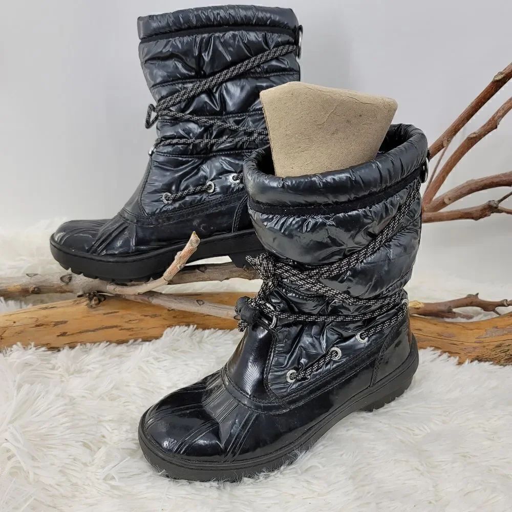 Sperry topsider shiny thinsulate winter boots